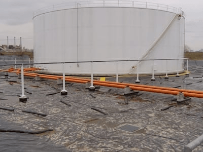 Geomembrane Liner at BNSF Argentine Yard.