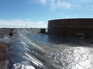 Chemical-Resistant Geomembrane for Secondary Containment