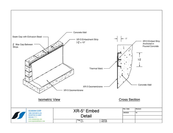 XRD-020 XR Embed Detail