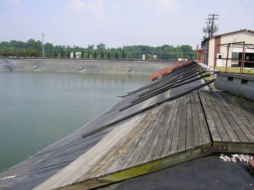 wastewater impoundment liner in henderson ky