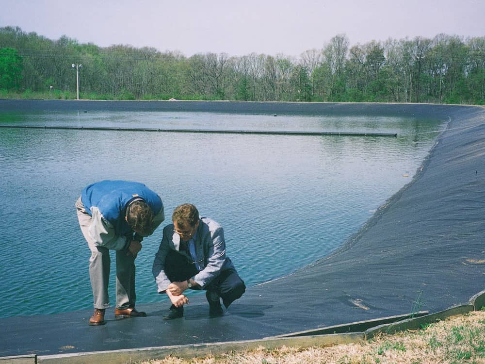 wastewater impoundment liner