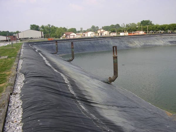 wastewater impoundment liner