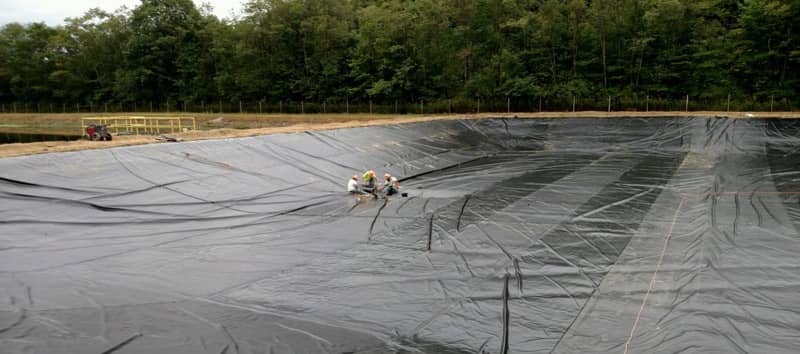 XR Geomembranes Installation at Laurel Hill State Park