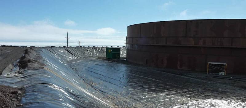 XR Geomembrane Secondary Containment Installation